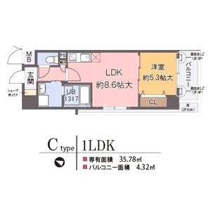 シルエラ甲南山手の間取り図