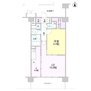 サニープレイス西芦屋 2号館の間取り図