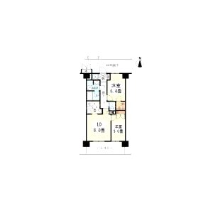 サニープレイス西芦屋 2号館の間取り図