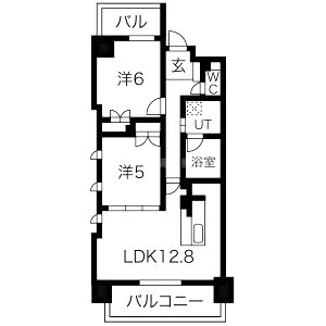 THE MUSE飾磨の間取り図