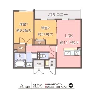 大屋館の間取り図