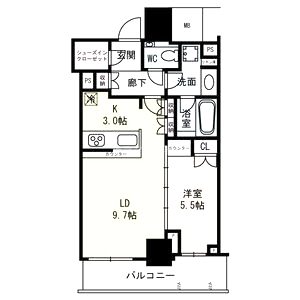 ザ・セントラルマークタワーの間取り図