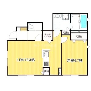テラス・ドゥ・グリュ II棟の間取り図