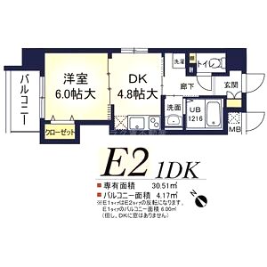 グレースTMの間取り図