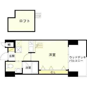 W.O.B.ROKKOHMICHIの間取り図