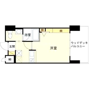 W.O.B.ROKKOHMICHIの間取り図