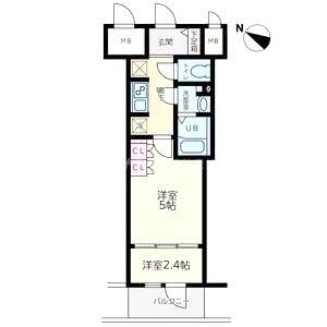 神戸元町Noahの間取り図