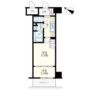 神戸元町Noahの間取り図