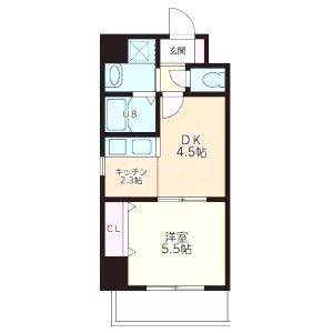 S-FORT江坂Fioreの間取り図