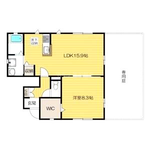 CASA・DUEの間取り図