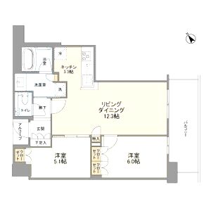 ザ・パークハウス中之島タワーの間取り図