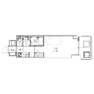 S-RESIDENCE江坂Libleの間取り図