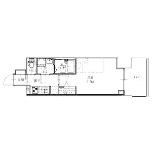 S-RESIDENCE江坂Libleの間取り図