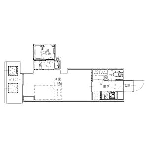 S-RESIDENCE江坂Libleの間取り図
