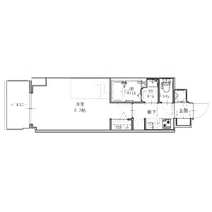 S-RESIDENCE江坂Libleの間取り図