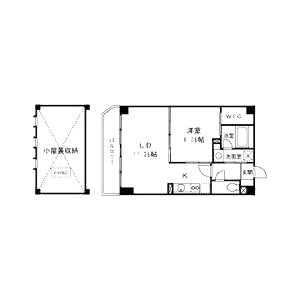 ジョイ・コート家七D棟の間取り図
