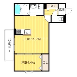 グランヴィラ大池の間取り図