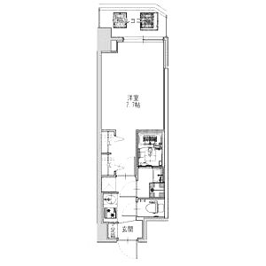 S-RESIDENCE堺筋本町Unoの間取り図