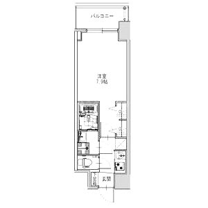 S-RESIDENCE堺筋本町Unoの間取り図