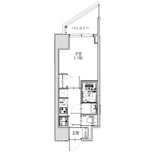 S-RESIDENCE堺筋本町Unoの間取り図