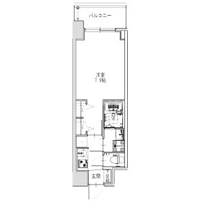 S-RESIDENCE堺筋本町Unoの間取り図
