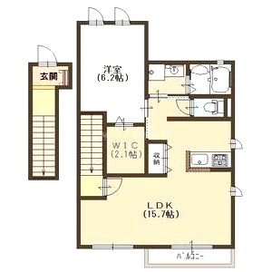 ピュアヴェールの間取り図