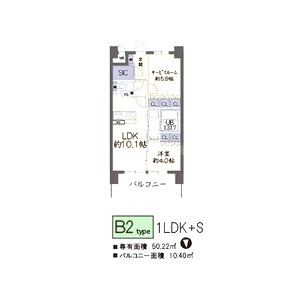 リフレ天満橋の間取り図