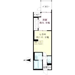 仁王門ビレッジの間取り図