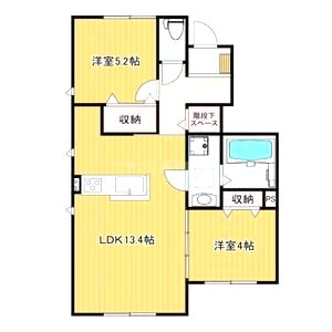 クレストコート伊丹南の間取り図
