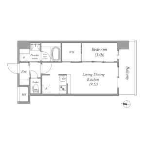 アーバングランデ新大阪の間取り図