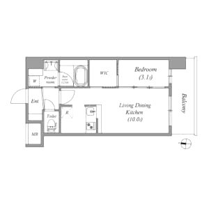 アーバングランデ新大阪の間取り図