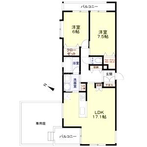 さくらガーデンの間取り図