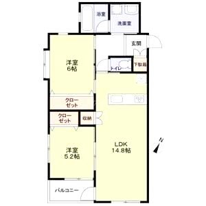 さくらガーデンの間取り図