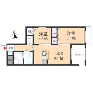GRAND MAISONの間取り図