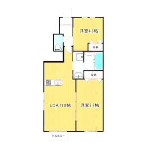 クロリス摩耶の間取り図