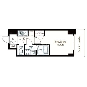 S-RESIDENCE阿波座Westの間取り図