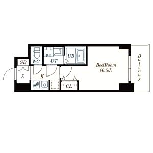 S-RESIDENCE阿波座Westの間取り図