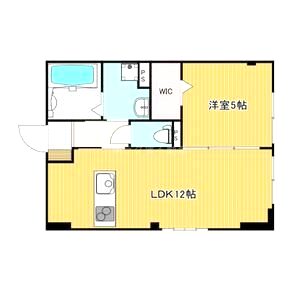 グランツ鳴尾の間取り図