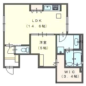 エントレ平野の間取り図