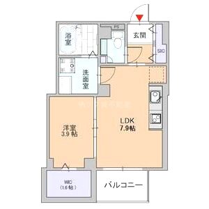 メゾンブランシュの間取り図