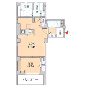 メゾンブランシュの間取り図
