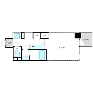 エグゼリエみなと通りの間取り図