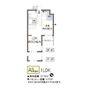 アーバングランデ吹田の間取り図