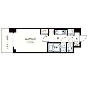 S-RESIDENCE江坂Eminenceの間取り図
