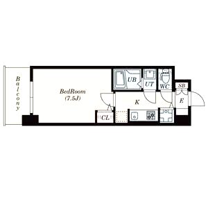 S-RESIDENCE江坂Eminenceの間取り図
