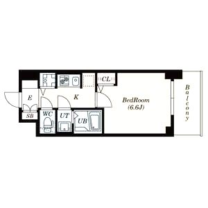 S-RESIDENCE江坂Eminenceの間取り図