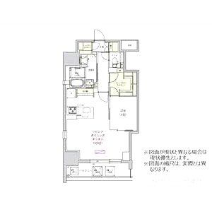 アーバネックス谷町四丁目の間取り図