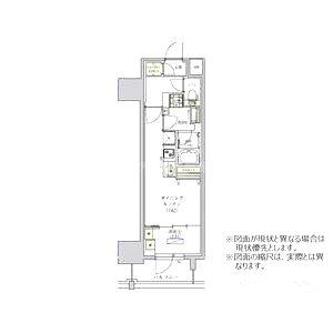 アーバネックス谷町四丁目の間取り図