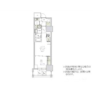 アーバネックス谷町四丁目の間取り図