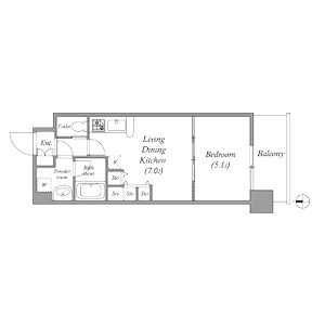 ラルテ中津の間取り図